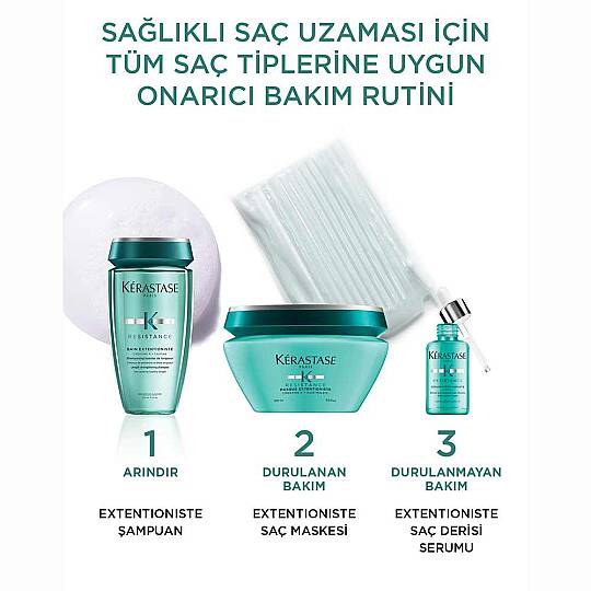 Kerastase Resistance Bain Extentioniste Daha Sağlıklı Uzayan Güçlü Saçlar İçin Onarıcı Şampuan 250 ml - 7