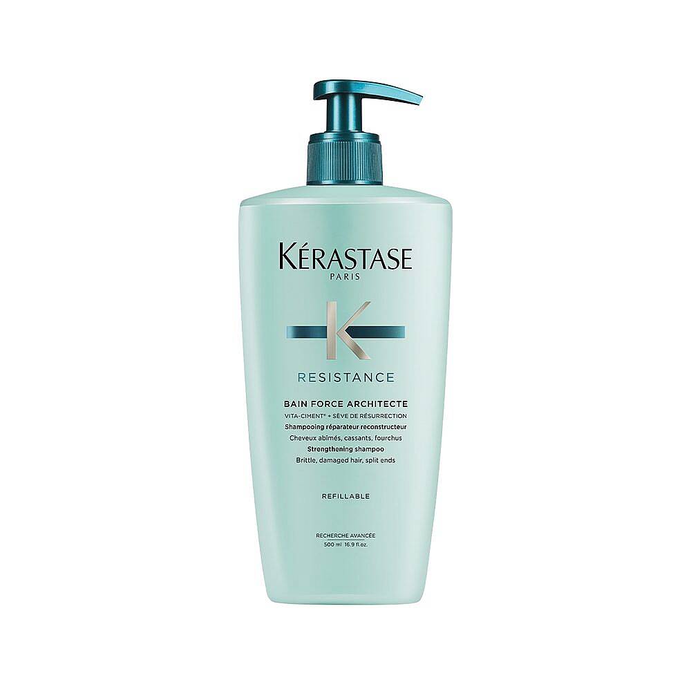 Kerastase Resistance Bain Force Architecte Yıpranmış Saçlar İçin Onarıcı Şampuan 500 ml - 1