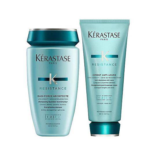 Kerastase Resistance Ciment Anti-Usure Onarıcı Saç Kremi 200 ml ve Şampuan 250 ml