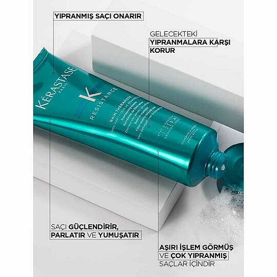 Kerastase Resistance Therapist Bain Therapiste Çok Yıpranmış ve Aşırı İşlem Görmüş Saçlar için Onarıcı Şampuan 250 ml - 4