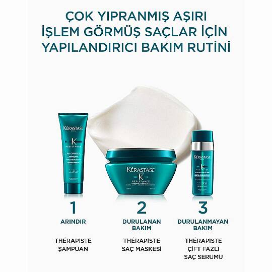 Kerastase Resistance Therapist Bain Therapiste Çok Yıpranmış ve Aşırı İşlem Görmüş Saçlar için Onarıcı Şampuan 250 ml - 2