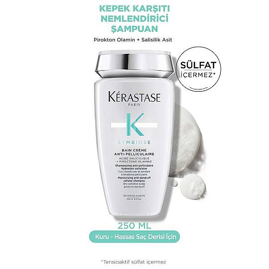 Kerastase Symbiose Kepek Karşıtı Nemlendirici Hücresel Şampuan 250 ml - 7