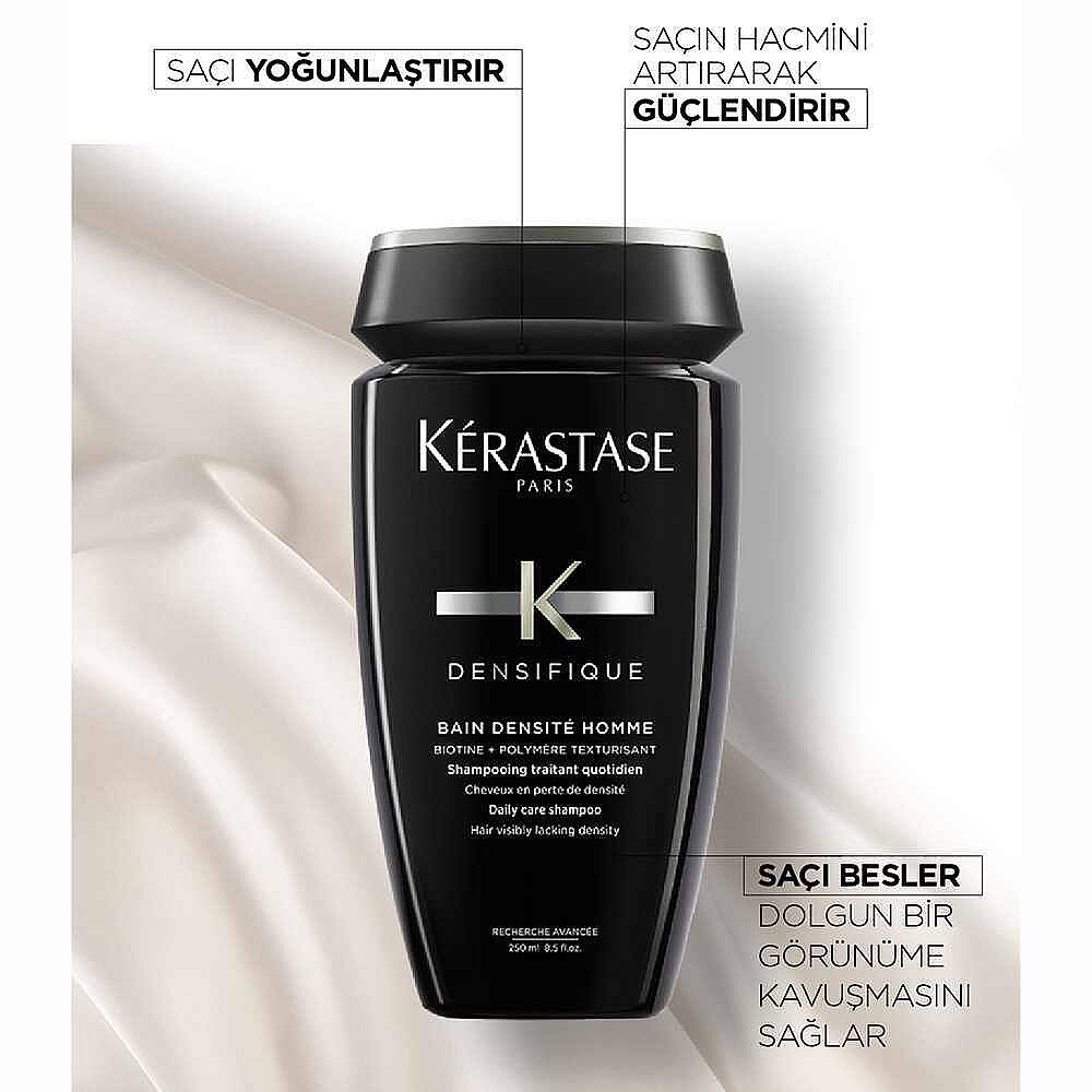 Kerastase x Loreal Professionnel Erkekler İçin Yoğunuk Kazandıran ve Şekillendirici Günlük Saç Bakım İkilisi - 7
