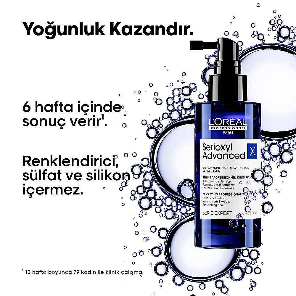 Kerastase x Loreal Professionnel Saç Dökülmesi Yaşayan ve Saç Yoğunluğu Arttırmak İsteyen Erkekler İçin Saç Bakım Seti - 3