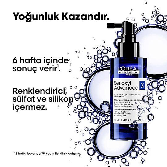 Kerastase x Loreal Professionnel Saç Dökülmesi Yaşayan ve Saç Yoğunluğu Arttırmak İsteyen Erkekler İçin Saç Bakım Seti - 3