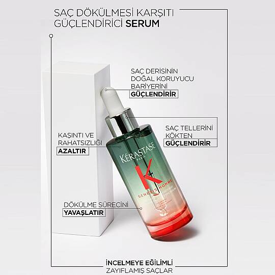Kerastase x Loreal Professionnel Saç Dökülmesi Yaşayan ve Saç Yoğunluğu Arttırmak İsteyen Erkekler İçin Saç Bakım Seti - 2