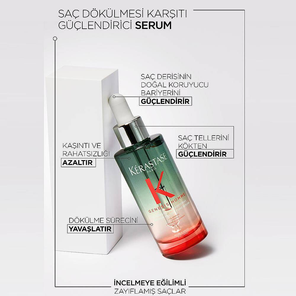 Kerastase x Loreal Professionnel Saç Dökülmesi Yaşayan ve Saç Yoğunluğu Arttırmak İsteyen Erkekler İçin Saç Bakım Seti - 2