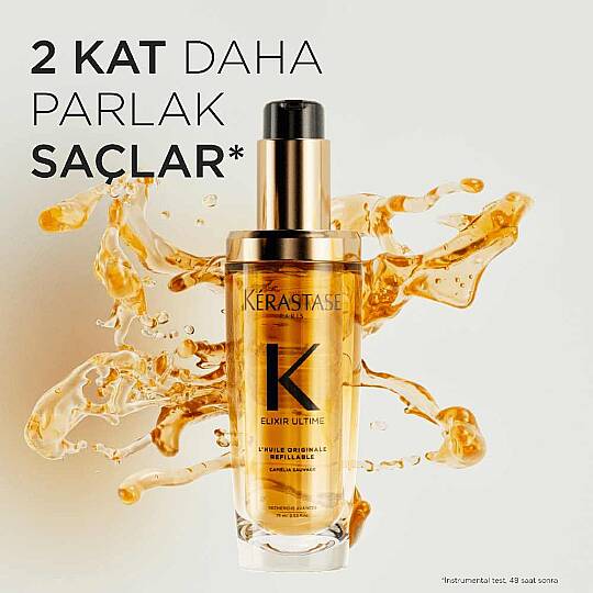 Kerastase Yoğun Besleyici Saç Bakım Seti ve Purple Flat Pouch - 12