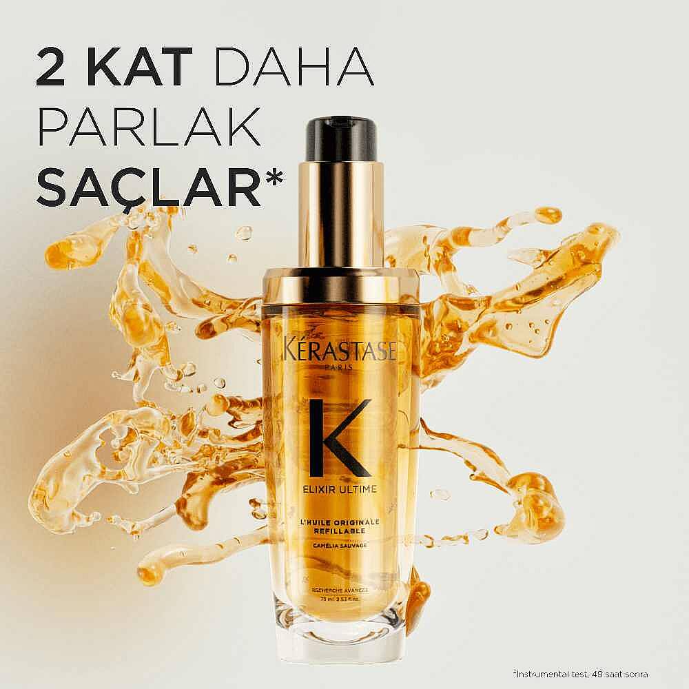 Kerastase Yoğun Besleyici Saç Bakım Seti ve Purple Flat Pouch - 12