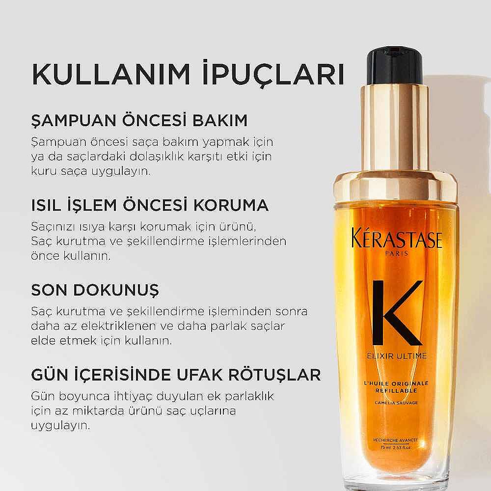 Kerastase Yoğun Besleyici Saç Bakım Seti ve Purple Flat Pouch - 9