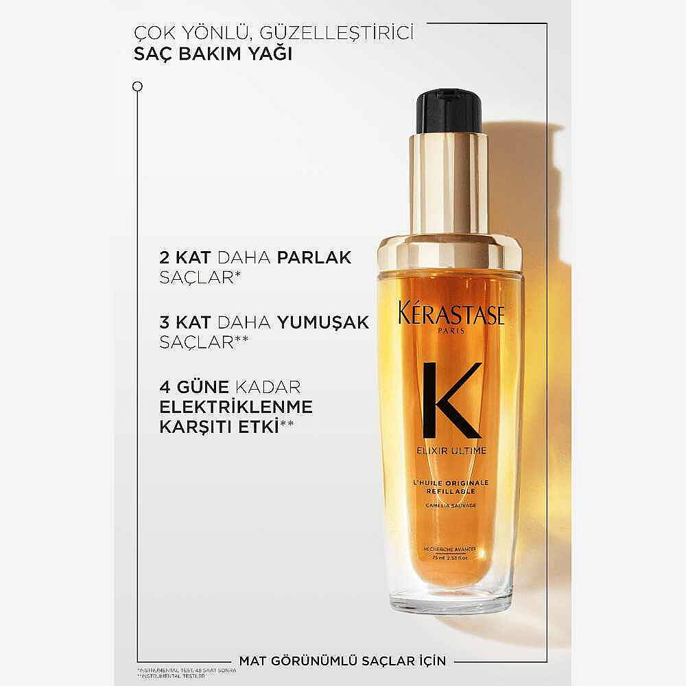 Kerastase Yoğun Besleyici Saç Bakım Seti ve Purple Flat Pouch - 7