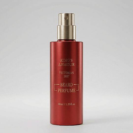 King's Armour Sakal ve Saç Parfümü Kırmızı 40 ml - 4