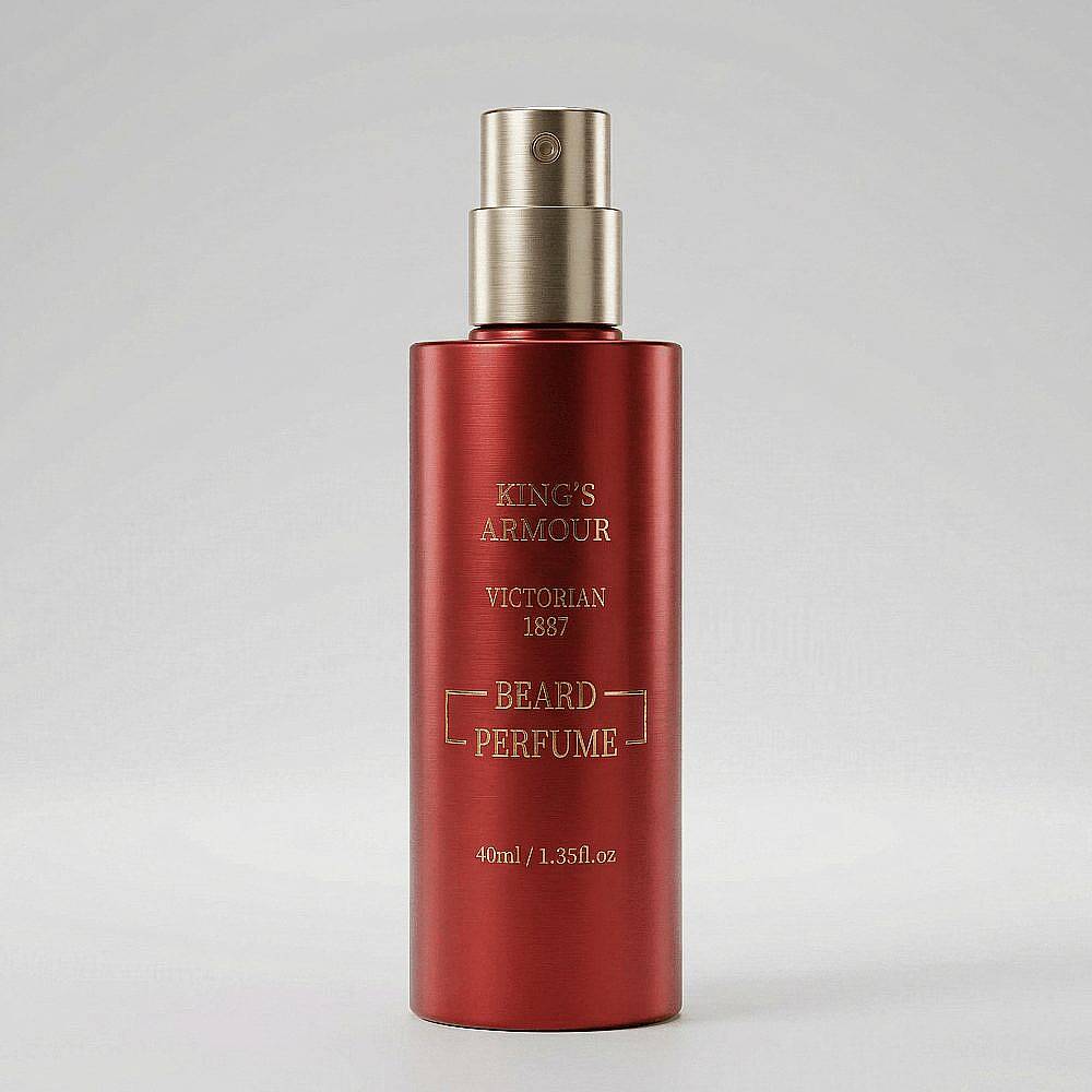 King's Armour Sakal ve Saç Parfümü Kırmızı 40 ml - 4