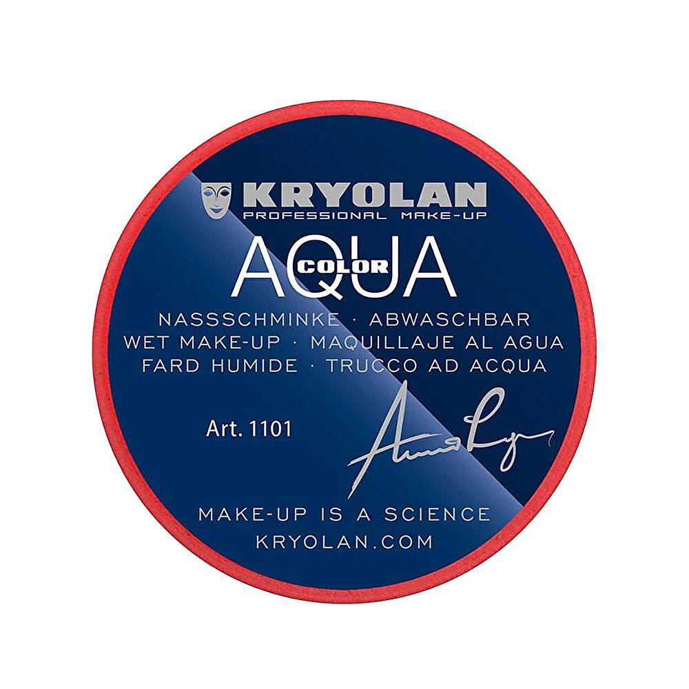 Kryolan Aquacolor Profesyonel Yüz ve Vücut Makyajı 079 EU Mavi 8 ml - 1
