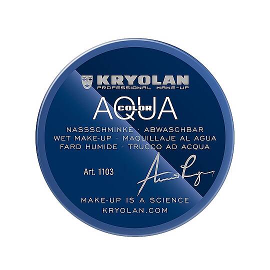 Kryolan Aquacolor Profesyonel Yüz ve Vücut Makyajı 091 Turkuaz 55 ml