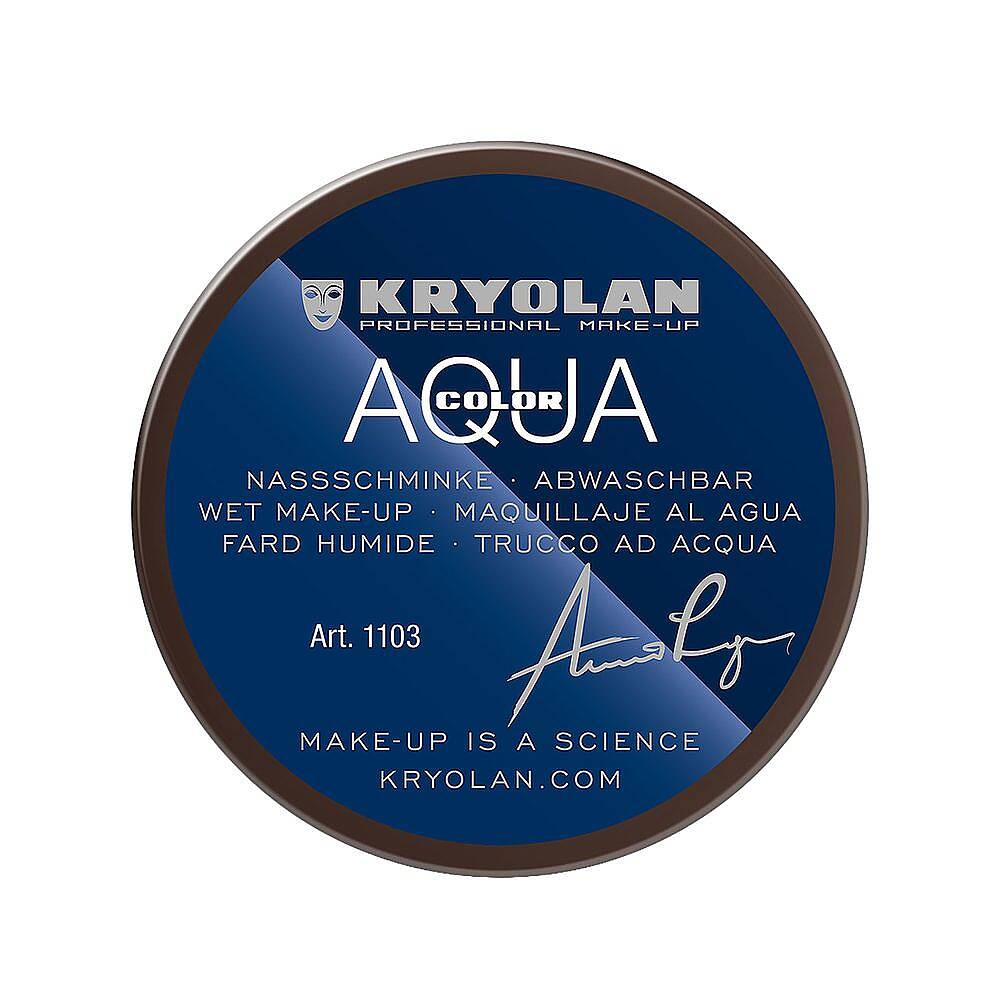Kryolan Aquacolor Profesyonel Yüz ve Vücut Makyajı 101 Kahve 55 ml - 1