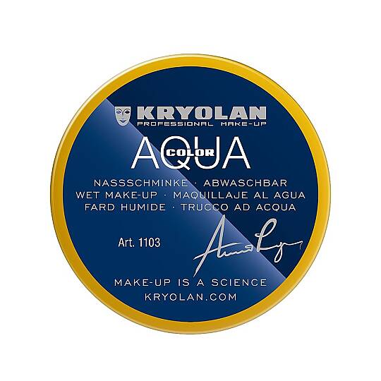 Kryolan Aquacolor Profesyonel Yüz ve Vücut Makyajı 509 EU Sarı 55 ml