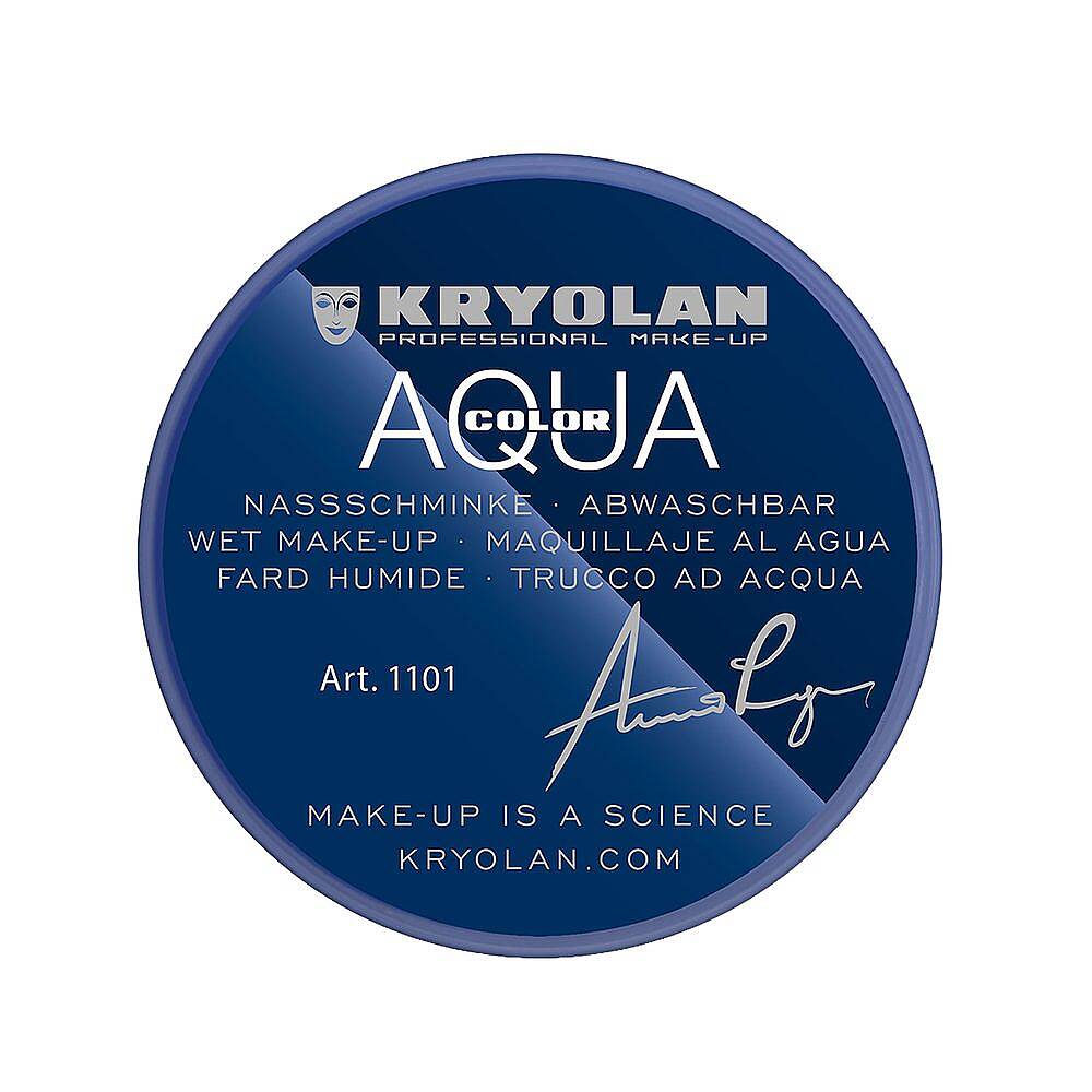Kryolan Aquacolor Profesyonel Yüz ve Vücut Makyajı 510 Gri 8 ml - 1