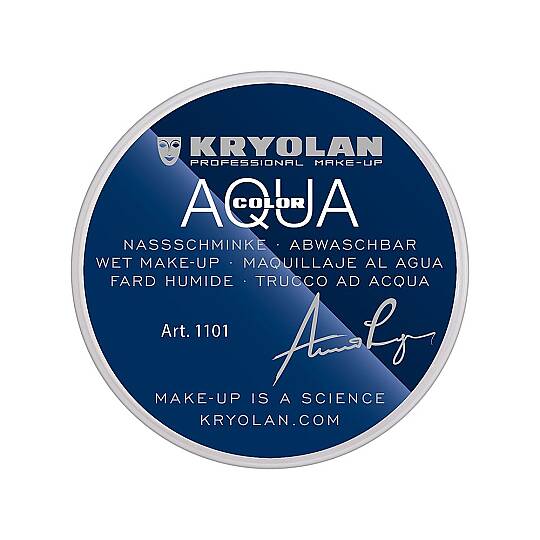 Kryolan Aquacolor Profesyonel Yüz ve Vücut Makyajı 70 Beyaz 8 ml