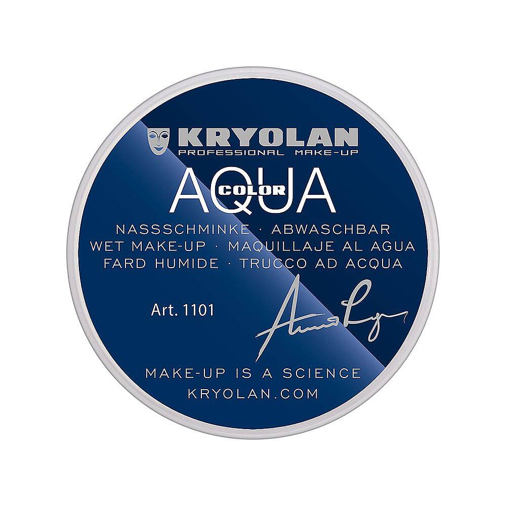 Kryolan Aquacolor Profesyonel Yüz ve Vücut Makyajı 70 Beyaz 8 ml - 1