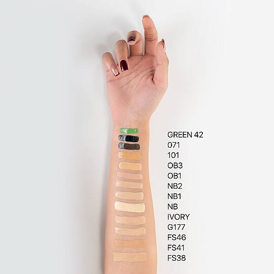 Kryolan Aquacolor Profesyonel Yüz ve Vücut Makyajı Green 42 Canlı Yeşil 55 ml - 2