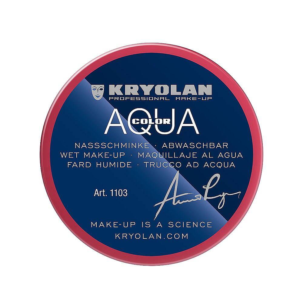 Kryolan Aquacolor Profesyonel Yüz ve Vücut Makyajı R 21 Pembe 55 ml - 1