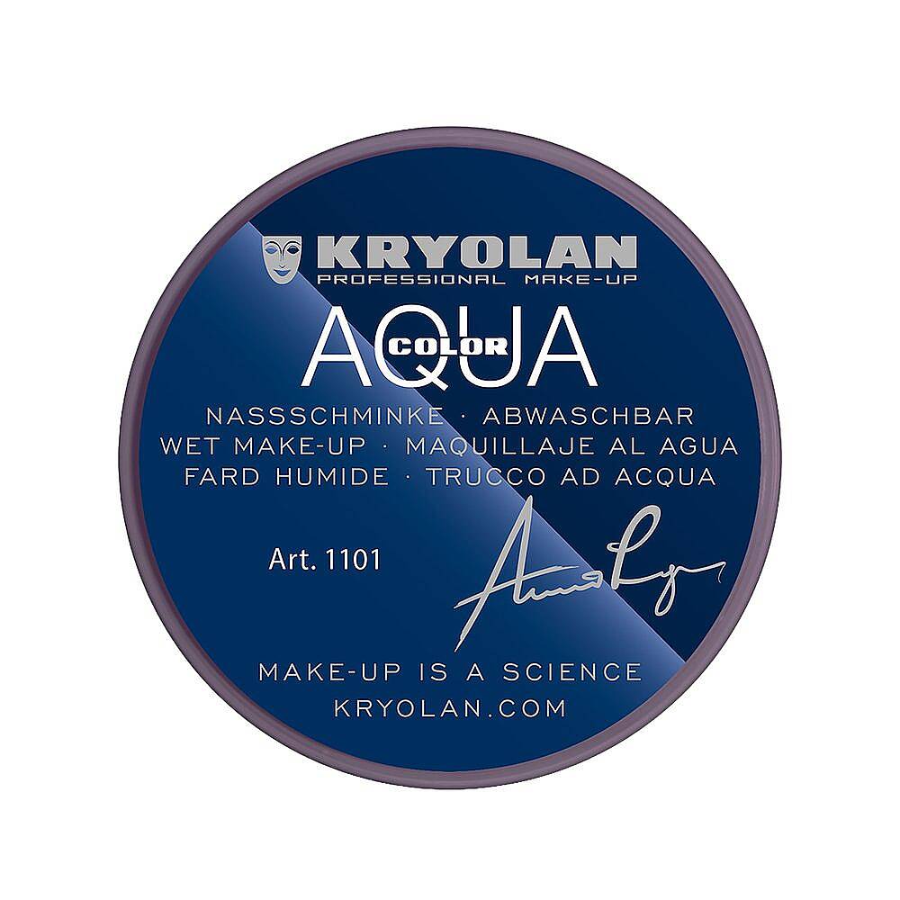 Kryolan Aquacolor Profesyonel Yüz ve Vücut Makyajı R 27 Koyu Mor 8 ml - 1