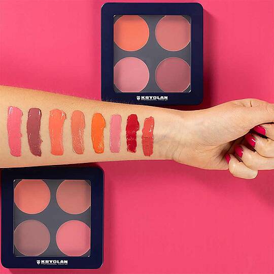 Kryolan Cream Blush Palette Allık 4 Renk Blush 1 - 11