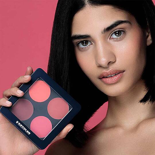 Kryolan Cream Blush Palette Allık 4 Renk Blush 2 - 13