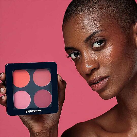 Kryolan Cream Blush Palette Allık 4 Renk Blush 2 - 12