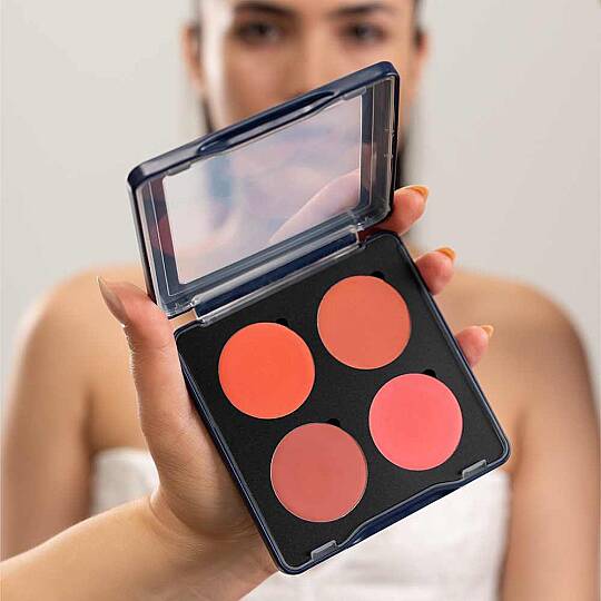 Kryolan Cream Blush Palette Allık 4 Renk Blush 2 - 3