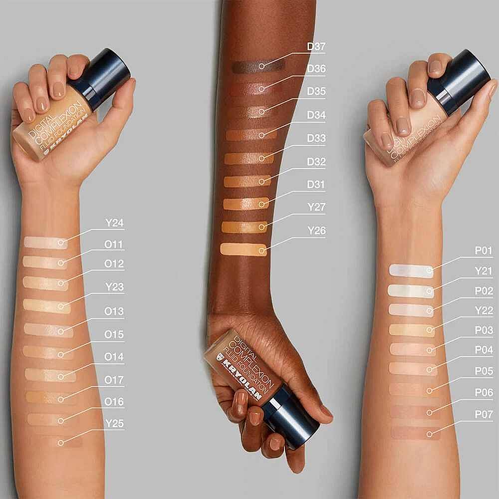 Kryolan Digital Complexion Likit Fondöten O14 30 ml - 5
