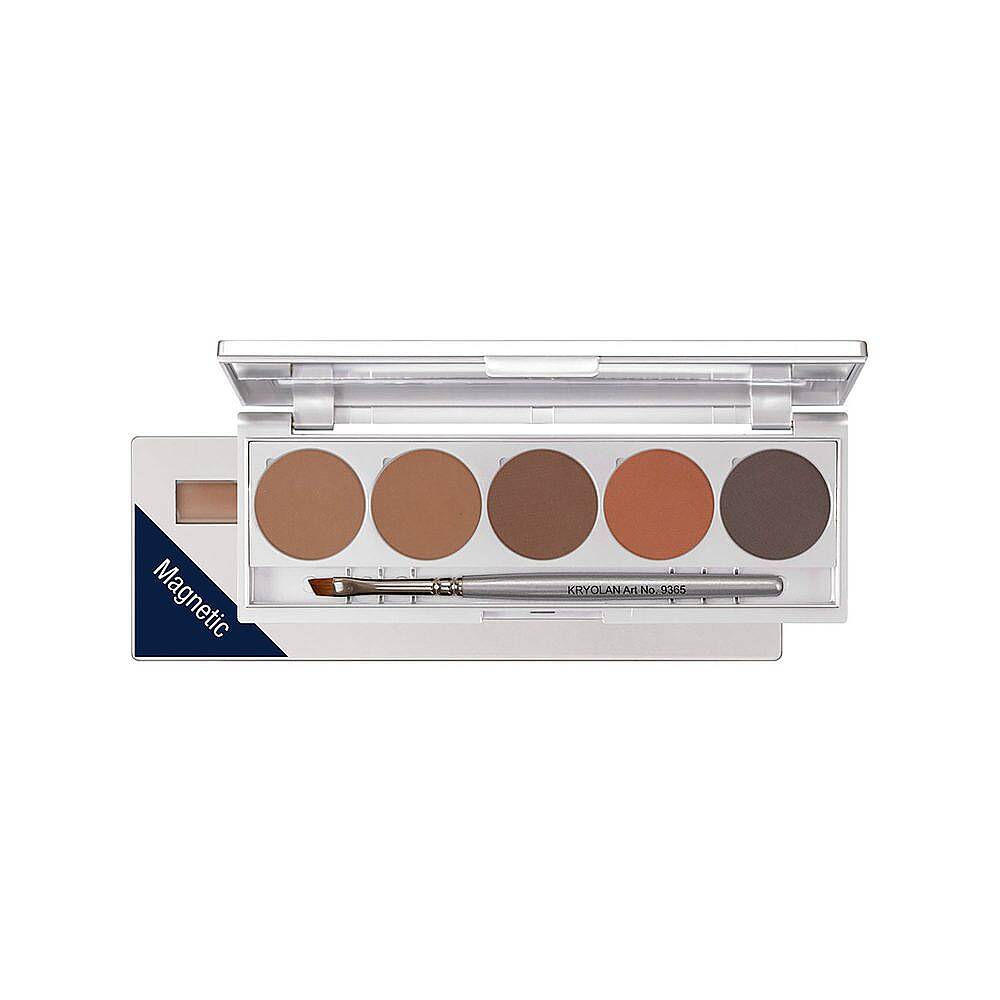 Kryolan Eyebrow Powder Kaş Pudrası Paleti 5 Renk Brows 1 - 2