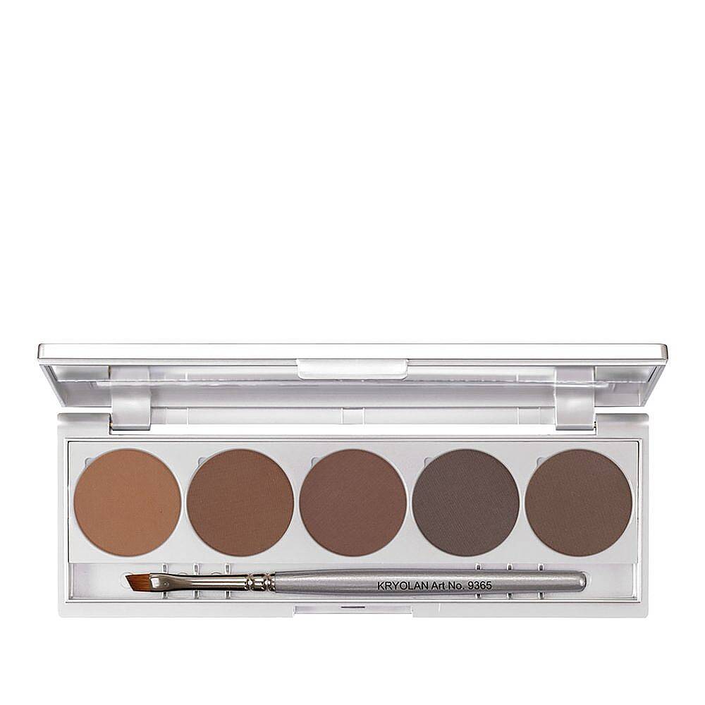 Kryolan Eyebrow Powder Kaş Pudrası Paleti 5 Renk Brows 2 - 1