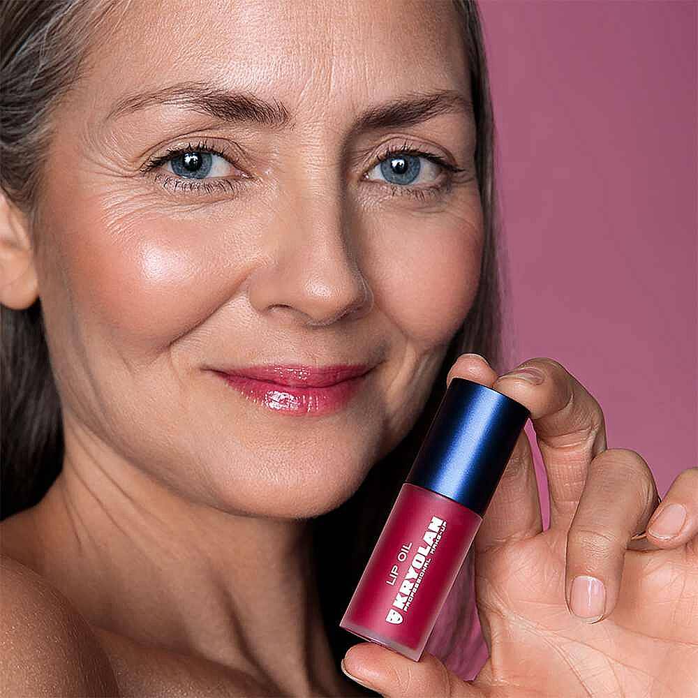 Kryolan Lip Oil Dudak Yağı Electric Magenta 7 ml - 8