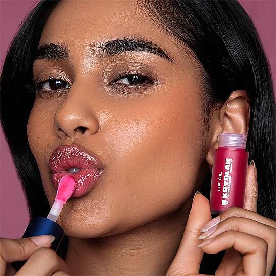 Kryolan Lip Oil Dudak Yağı Electric Magenta 7 ml - 4
