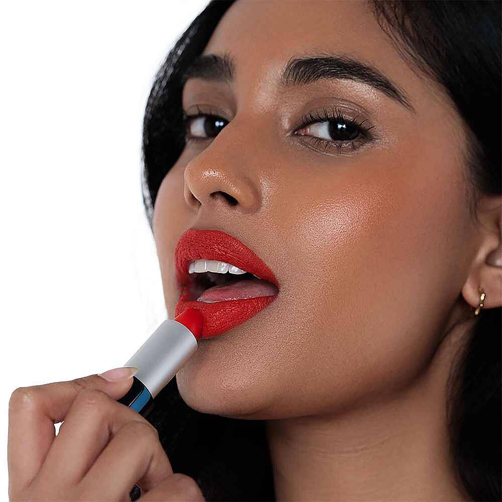 Kryolan Lipstick Velvet Kiss Ruj Fiery Orange 4 g - 5