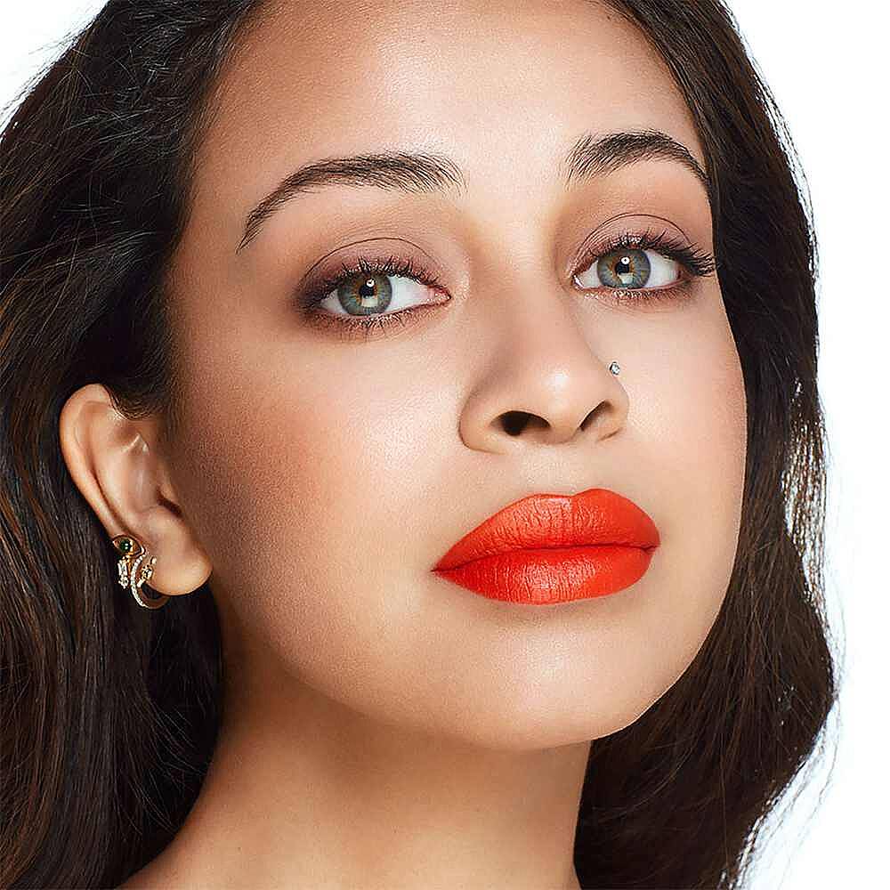 Kryolan Lipstick Velvet Kiss Ruj Fiery Orange 4 g - 4