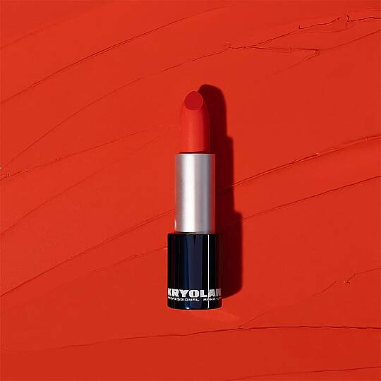 Kryolan Lipstick Velvet Kiss Ruj Fiery Orange 4 g - 3