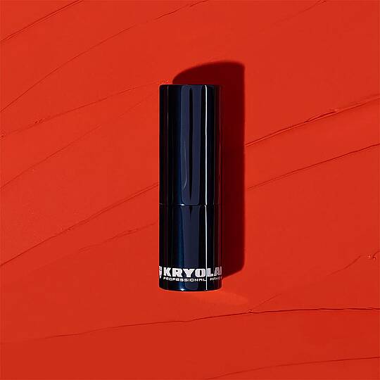 Kryolan Lipstick Velvet Kiss Ruj Fiery Orange 4 g - 2
