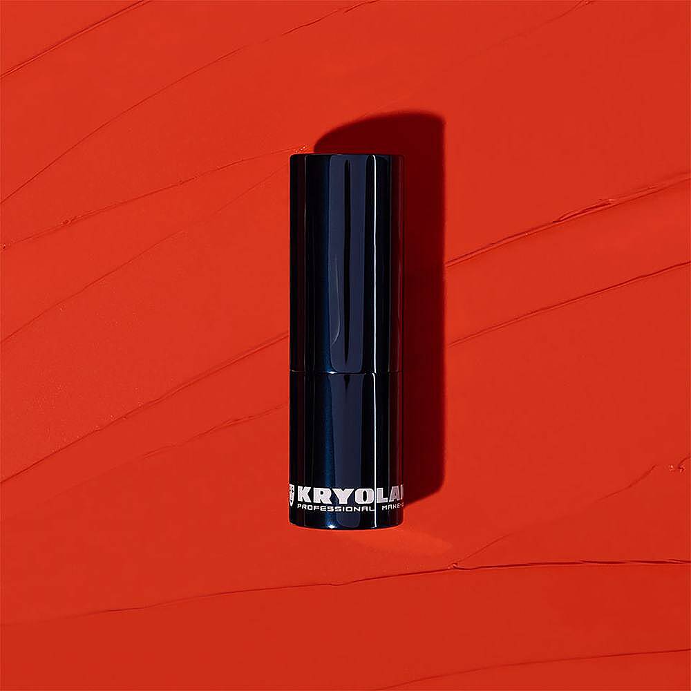 Kryolan Lipstick Velvet Kiss Ruj Fiery Orange 4 g - 2