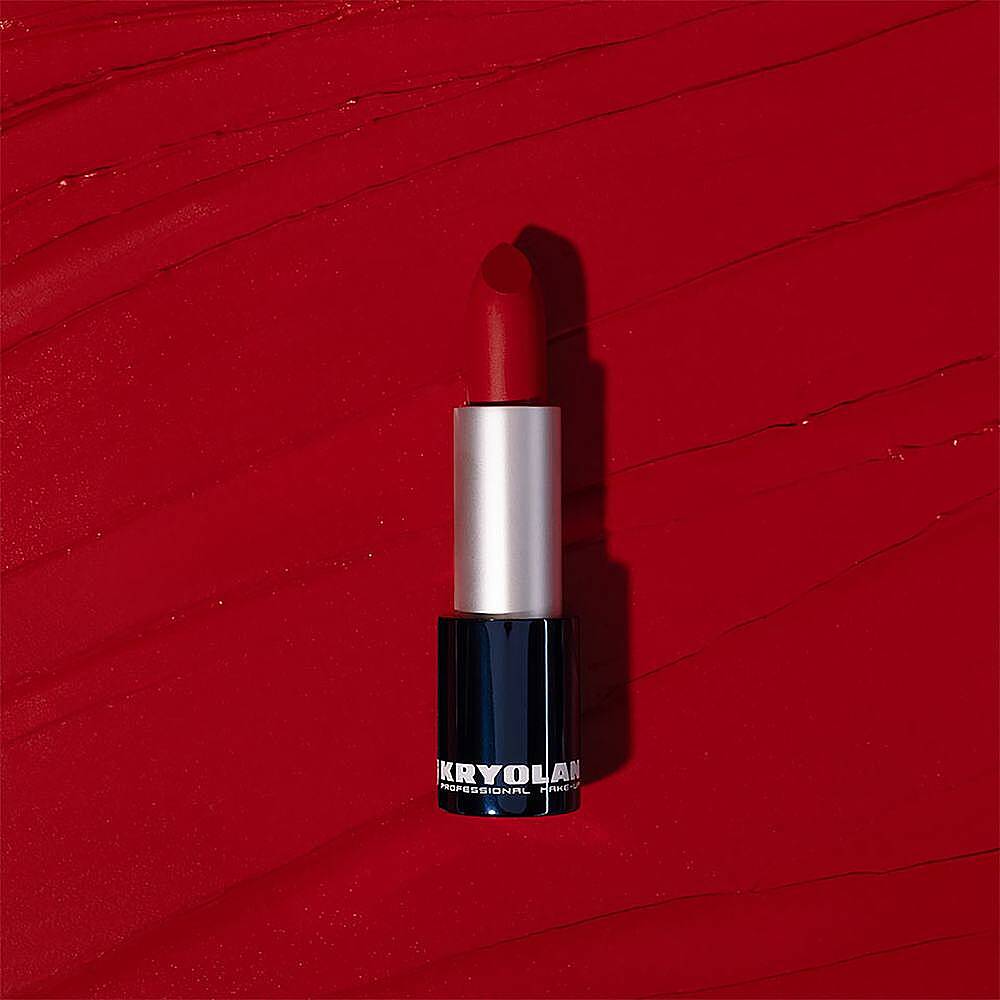 Kryolan Lipstick Velvet Kiss Ruj Purist Ruby 4 g - 3