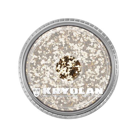 Kryolan Polyester Glimmer Coarse Light Gold 4 g