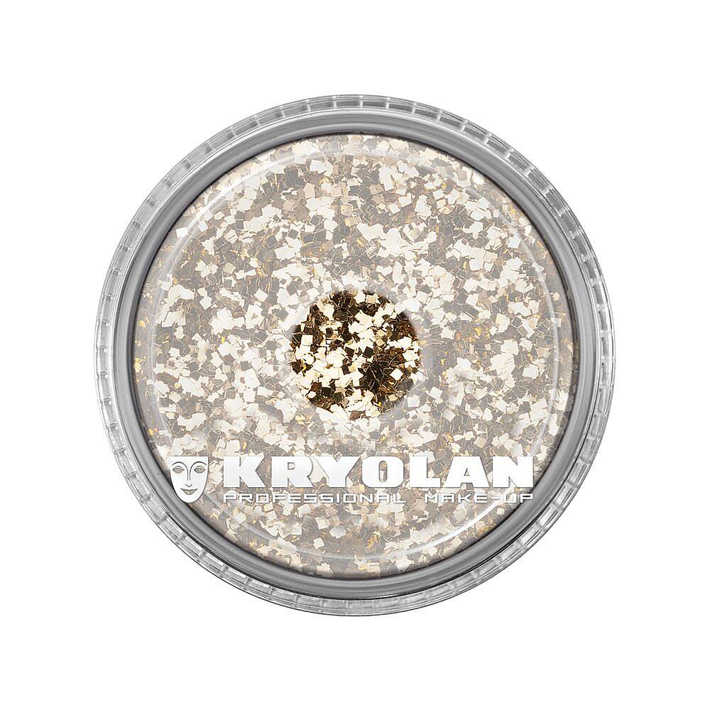 Kryolan Polyester Glimmer Coarse Light Gold 4 g - 1
