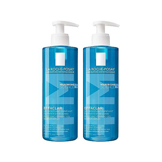 La Roche-Posay Effaclar Gel Yüz Temizleme Jeli 400 ml 2 Adet
