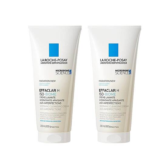 La Roche-Posay Effaclar H Isobiome Lavant Temizleyici Krem 200 ml 2 Adet