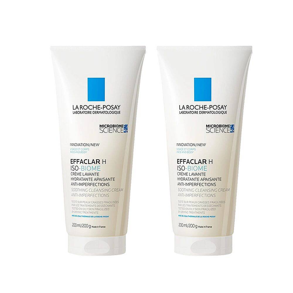 La Roche-Posay Effaclar H Isobiome Lavant Temizleyici Krem 200 ml 2 Adet - 1