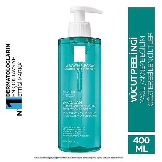 La Roche-Posay Effaclar Mikro-Peeling Arındırıcı Jel 400 ml - 2