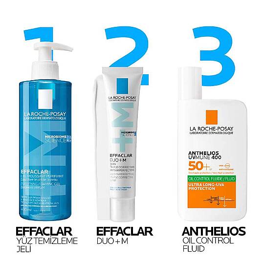 La Roche-Posay Effaclar Temizleme Jeli Yağlı ve Akneye Eğilim Gösteren Ciltler 400 ml - 3