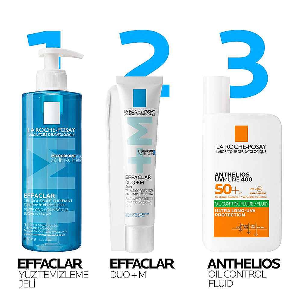 La Roche-Posay Effaclar Temizleme Jeli Yağlı ve Akneye Eğilim Gösteren Ciltler 400 ml - 3